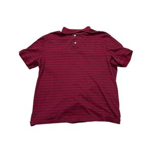 Polo‎ Ralph Lauren Mens Red Navy Stripe Classic Fit Polo Shirt XL